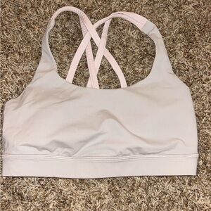 Lululemon Athletica Pink Tank Top with Crisscross Straps